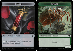 Blood (0036) // Spider (0031) Double-Sided Token